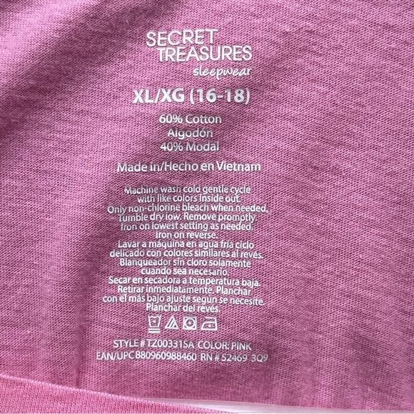 Women's Secret Treasures "Coffee Makes Everything Possible" Pajama Top XL - Picture 4 of 7